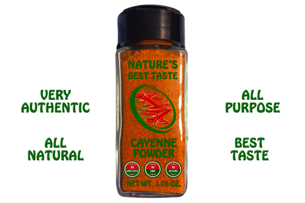 Nature's Best Cayenne Pepper Powder – 1.76 oz. - Image 2