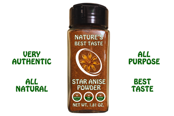 Nature’s Best Star Anise Powder – 1.81 oz - Image 2